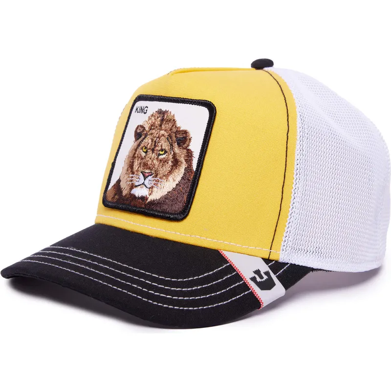 kepure-islenkta-geltona-snapback-king-mv-lion-the-farm-mvp-the-farm-goorin-bros