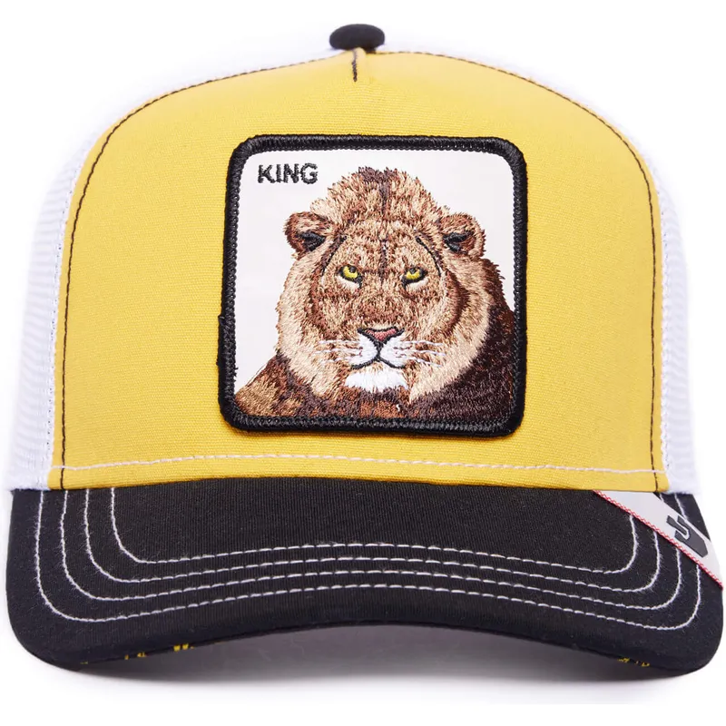 kepure-islenkta-geltona-snapback-king-mv-lion-the-farm-mvp-the-farm-goorin-bros