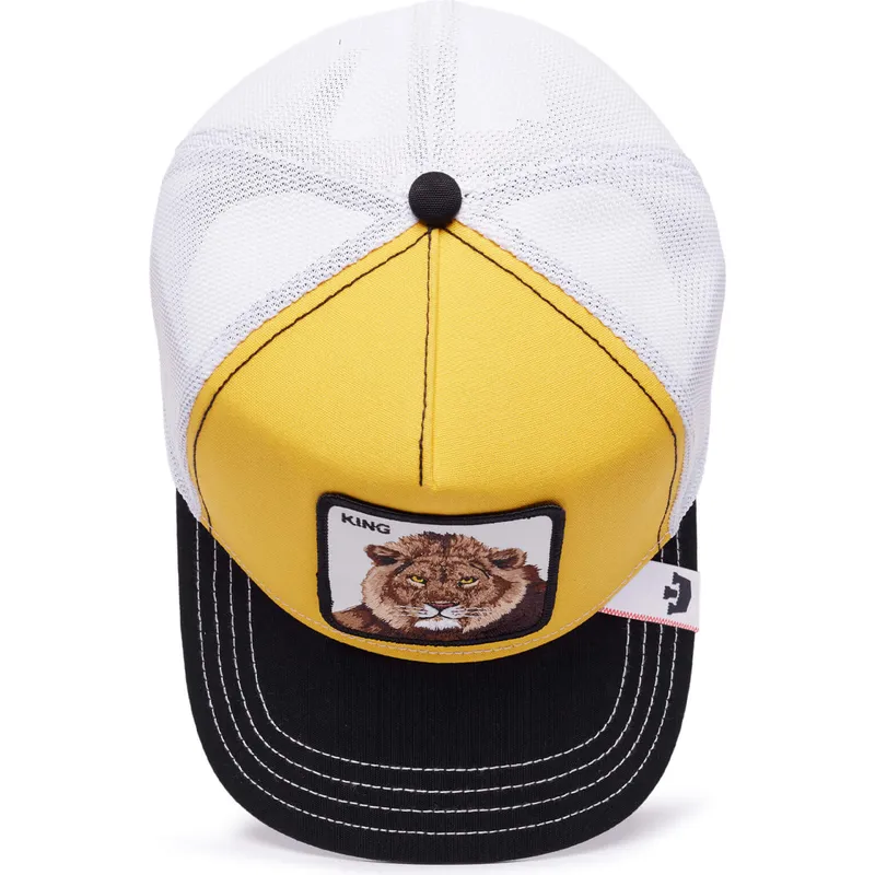 kepure-islenkta-geltona-snapback-king-mv-lion-the-farm-mvp-the-farm-goorin-bros