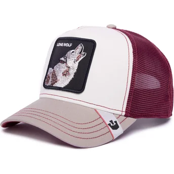 kepure-islenkta-balta-snapback-lone-wolf-mv-howler-the-farm-mvp-the-farm-goorin-bros