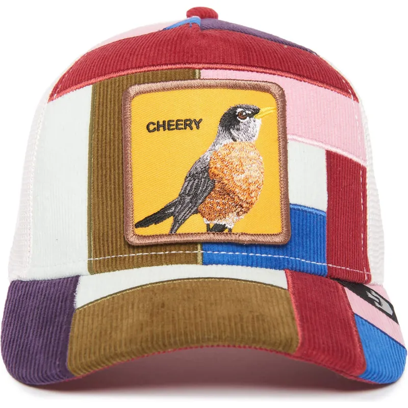 kepure-islenkta-ivairiaspalvis-snapback-cheery-right-side-of-the-bed-the-farm-patchwork-the-farm-goorin-bros kepure-islenkta-ivairiaspalvis-snapback-cheery-right-side-of-the-bed-the-farm-patchwork-the-farm-goorin-bros