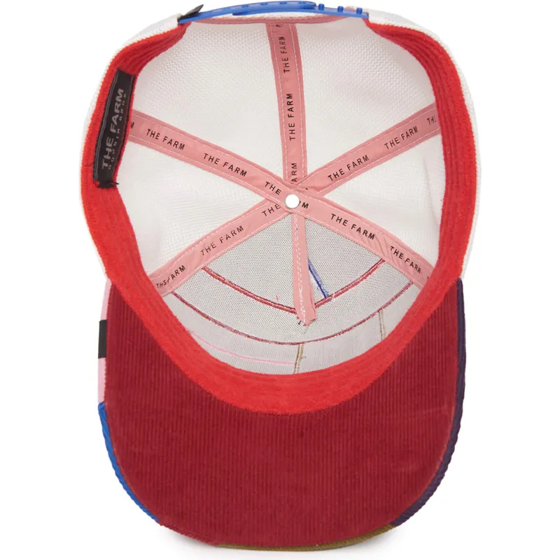 kepure-islenkta-ivairiaspalvis-snapback-cheery-right-side-of-the-bed-the-farm-patchwork-the-farm-goorin-bros kepure-islenkta-ivairiaspalvis-snapback-cheery-right-side-of-the-bed-the-farm-patchwork-the-farm-goorin-bros