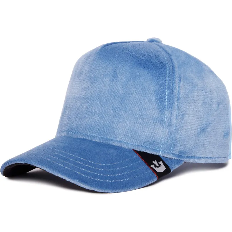 kepure-islenkta-vilkikas-melyna-snapback-velour-blank-the-farm-the-farm-de-goorin-bros