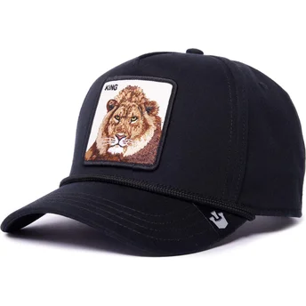 kepure-islenkta-juoda-snapback-king-100-the-farm-all-over-canvas-the-farm-goorin-bros