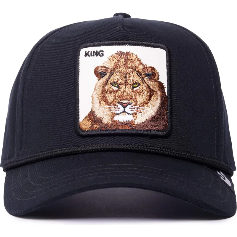 kepure-islenkta-juoda-snapback-king-100-the-farm-all-over-canvas-the-farm-goorin-bros