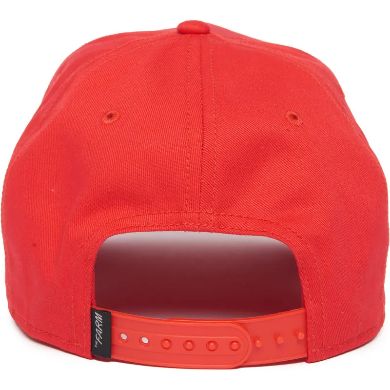 kepure-islenkta-raudona-snapback-panther-100-the-farm-all-over-canvas-the-farm-goorin-bros