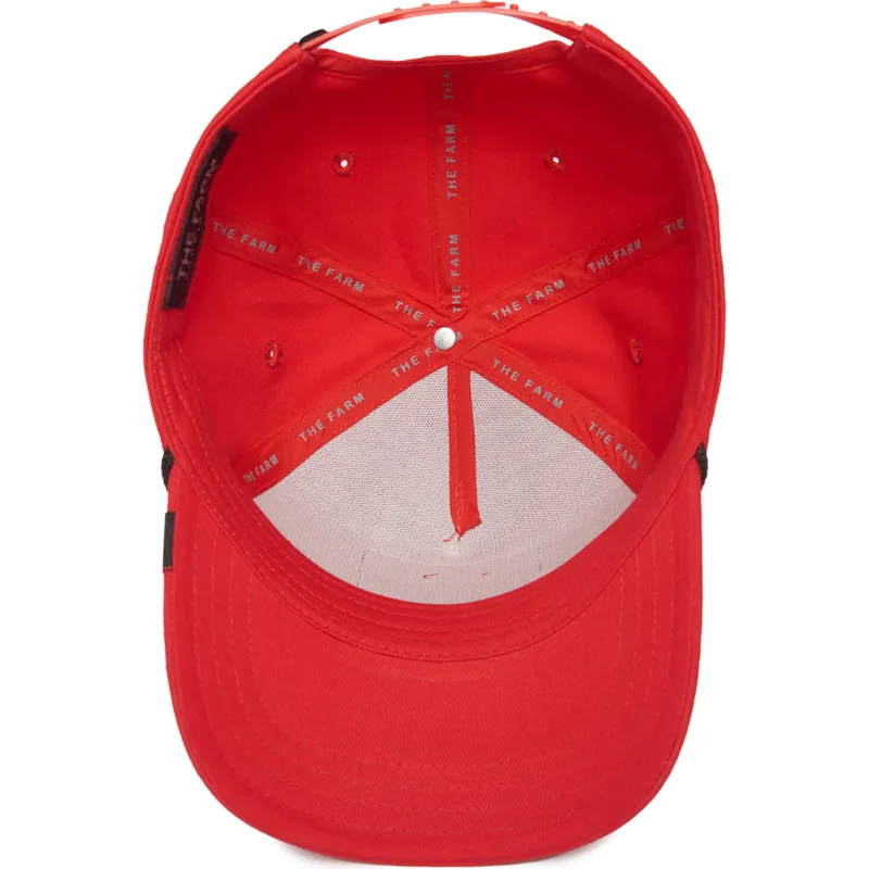 kepure-islenkta-raudona-snapback-panther-100-the-farm-all-over-canvas-the-farm-goorin-bros