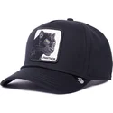 kepure-islenkta-juoda-snapback-panther-100-the-farm-all-over-canvas-the-farm-goorin-bros