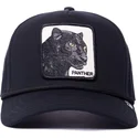 kepure-islenkta-juoda-snapback-panther-100-the-farm-all-over-canvas-the-farm-goorin-bros