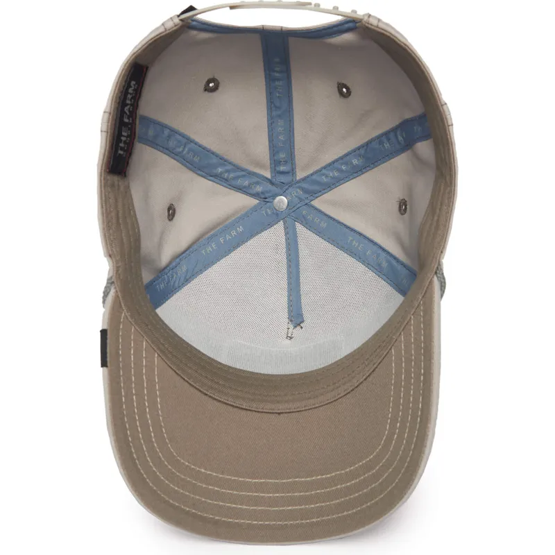 szara-czapka-z-zakrzywionym-daszkiem-snapback-z-golebiem-homie-pigeon-100-the-farm-all-over-canvas-od-goorin-bros