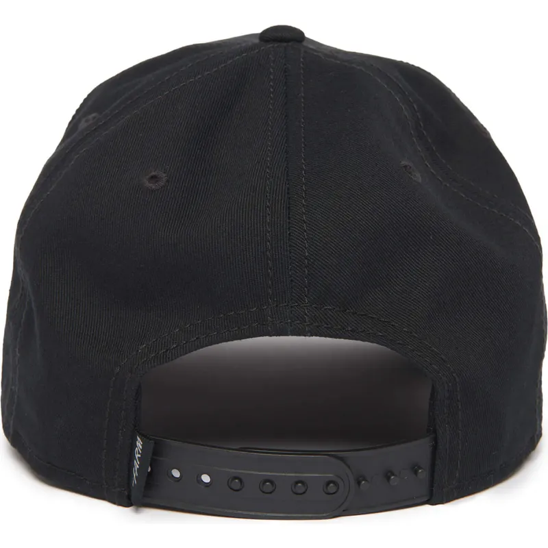 kepure-islenkta-juoda-snapback-buho-wise-owl-100-the-farm-all-over-canvas-the-farm-de-goorin-bros