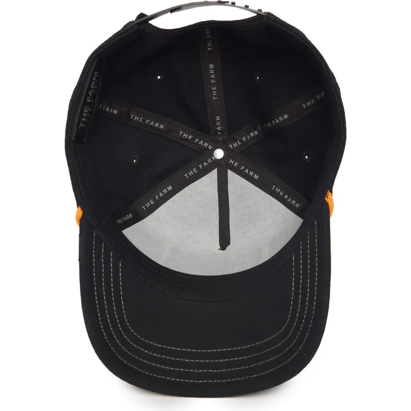 kepure-islenkta-juoda-snapback-buho-wise-owl-100-the-farm-all-over-canvas-the-farm-de-goorin-bros