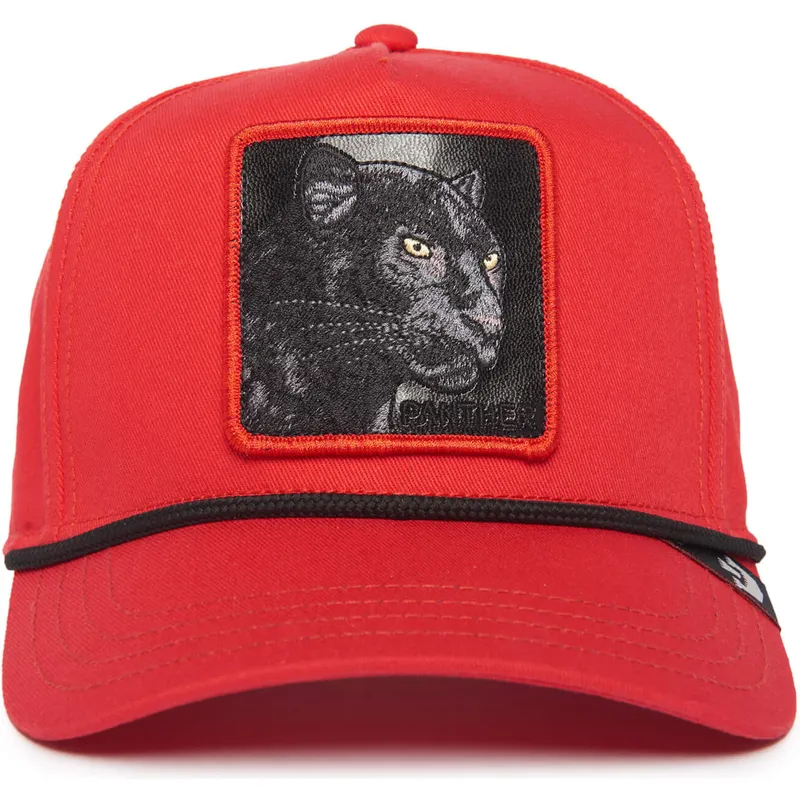 kepure-islenkta-raudona-snapback-panther-100-the-farm-all-over-canvas-the-farm-goorin-bros