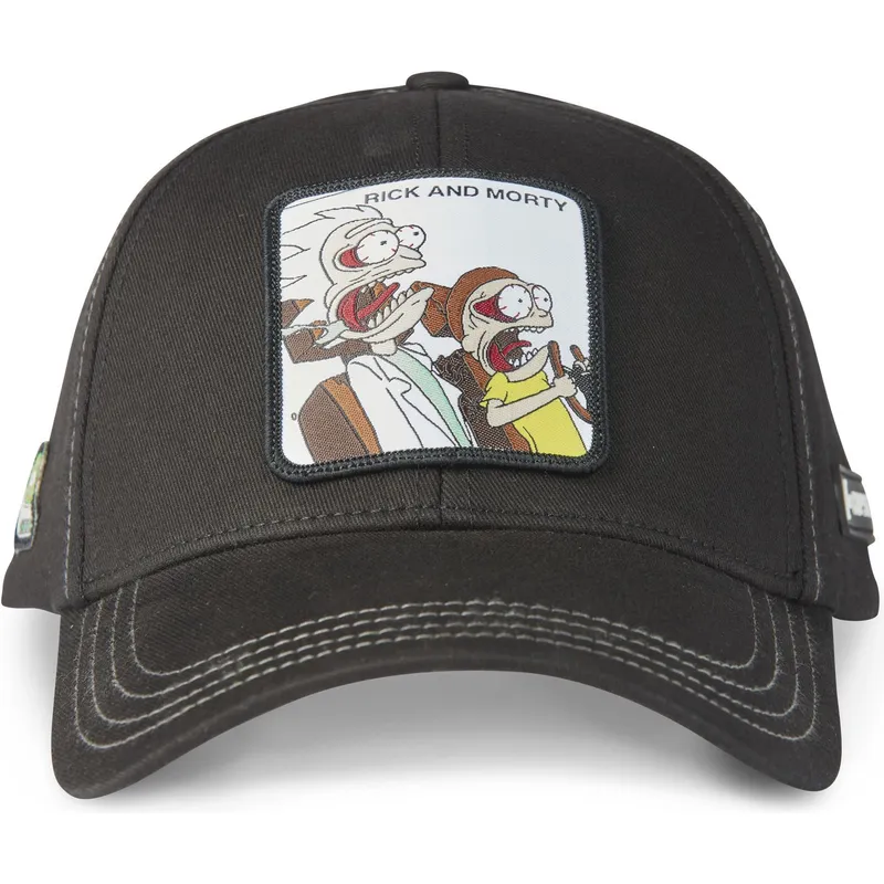 czarna-czapka-z-daszkiem-snapback-rick-i-morty-ra1-od-capslab