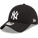 czapka-z-zakrzywionym-daszkiem-czarna-regulowana-9twenty-herringbone-new-york-yankees-mlb-new-era