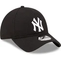 czarna-zakrzywiona-czapka-z-daszkiem-regulowana-9twenty-herringbone-new-york-yankees-mlb-od-new-era