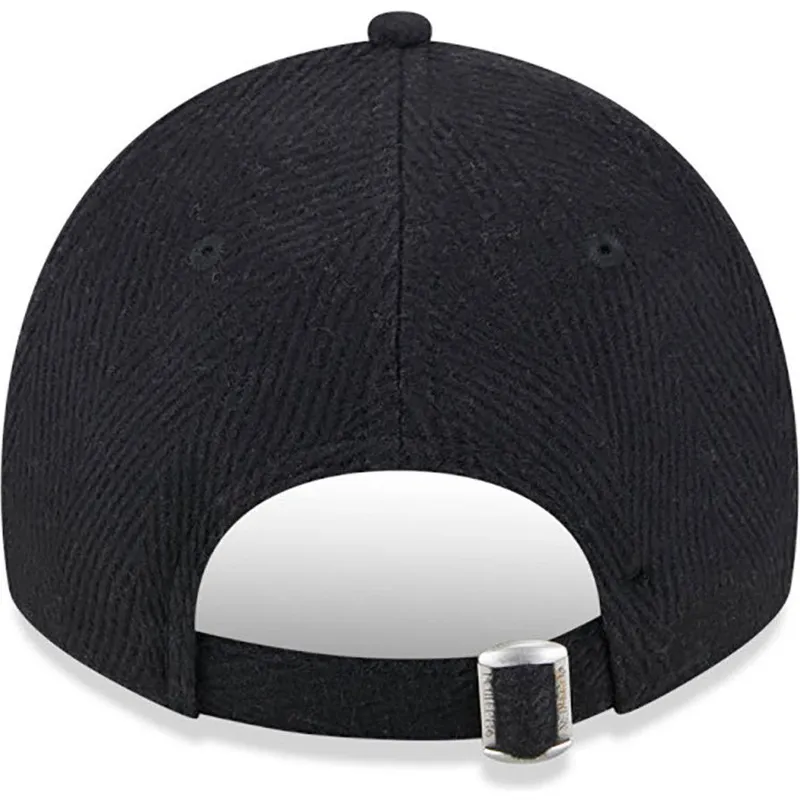 kepure-islenkta-juoda-reguliuojamas-9twenty-herringbone-new-york-yankees-mlb-new-era