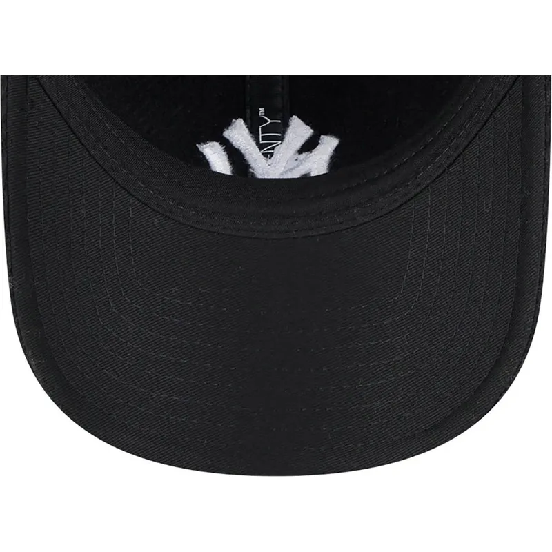 czapka-z-zakrzywionym-daszkiem-czarna-regulowana-9twenty-herringbone-new-york-yankees-mlb-new-era
