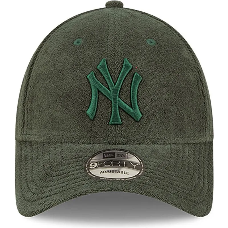 zielona-regulowana-czapka-z-daszkiem-z-zielonym-logo-9forty-towelling-new-york-yankees-mlb-od-new-era