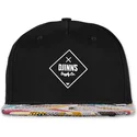 kepure-plokscia-juoda-snapback-rubber-aztek-djinns