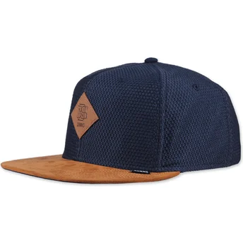 Kepurė plokščia tamsiai mėlyna snapback Honey Knit Djinns