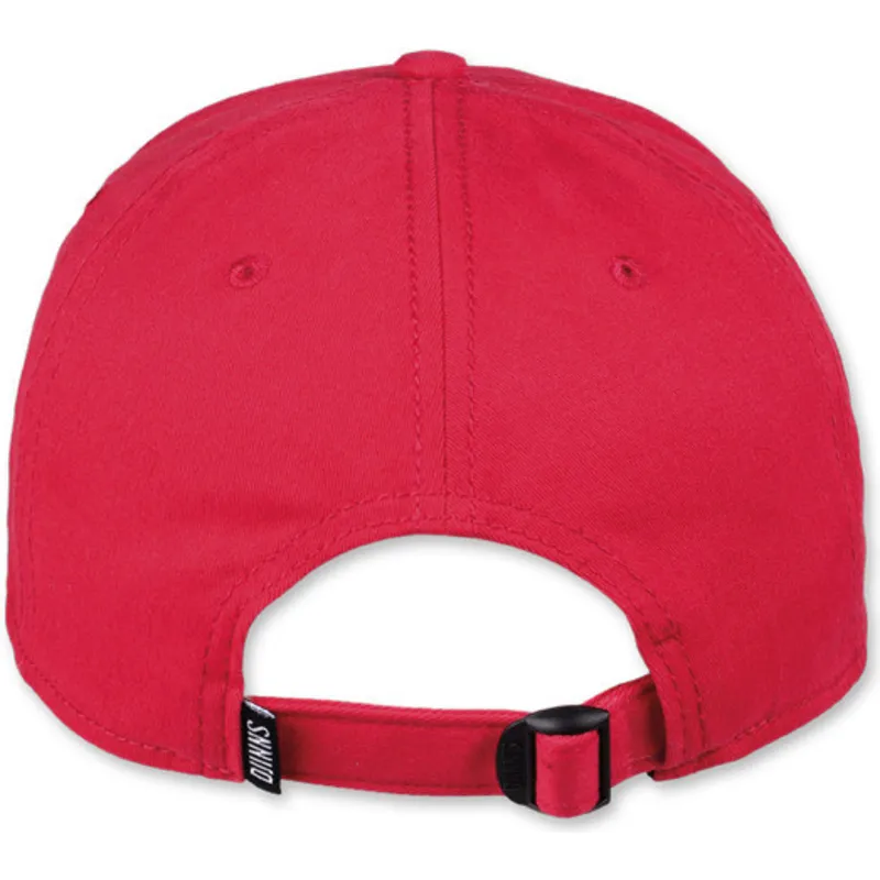 kepure-islenkta-raudona-reguliuojama-juostele-brushed-twill-truefit-20-djinns