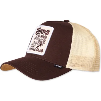 Cap išlenkta brown snapback Djinns
