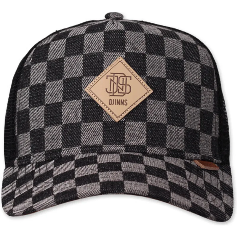 kepure-islenkta-juoda-snapback-hft-denim-check-djinns kepure-islenkta-juoda-snapback-hft-denim-check-djinns