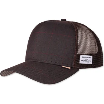 Kepurė išlenkta vilkikas ruda snapback HFT Glencheck Djinns