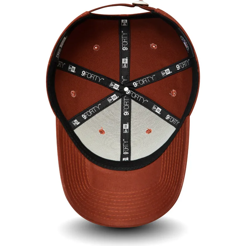 kepure-islenkta-ruda-reguliuojamas-9forty-league-essential-new-york-yankees-mlb-new-era