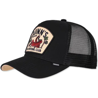 Kepurė išlenkta vilkikas juoda snapback Do Nothing Club HFT DNC Sloth Djinns