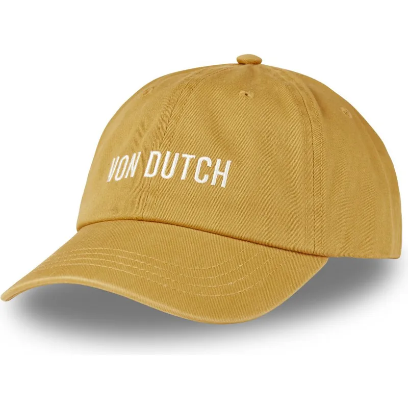 kepure-islenkta-geltona-reguliuojama-juostele-von-dutch