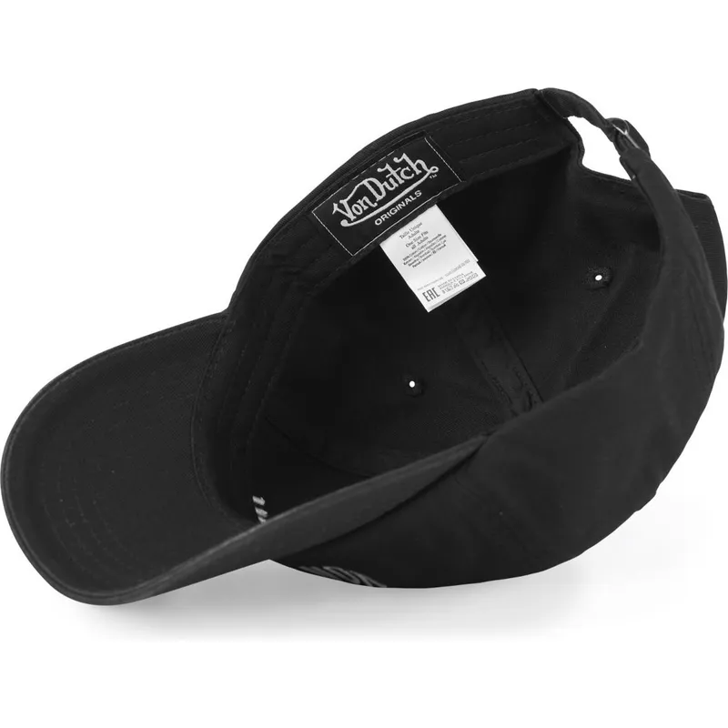 kepure-islenkta-juoda-reguliuojama-juostele-dc-b-von-dutch