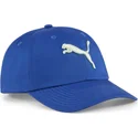 niebieska-regulowana-czapka-z-daszkiem-dla-dzieci-essentials-cat-logo-marki-puma