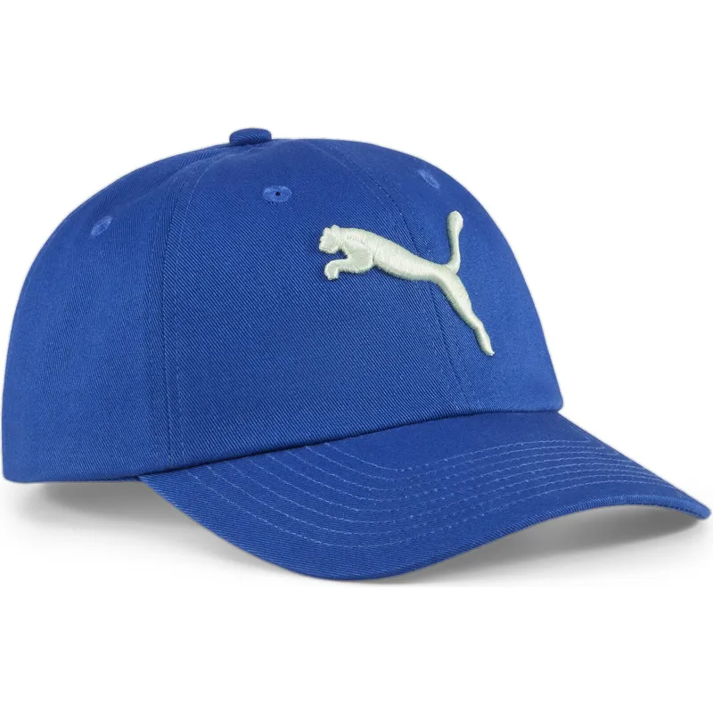 kepure-islenkta-melyna-reguliuojamas-vaikams-essentials-cat-puma
