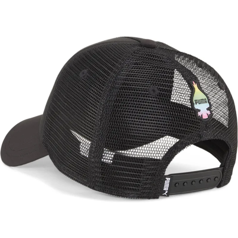 kepure-islenkta-juoda-snapback-vaikams-trolls-puma