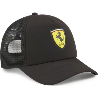 Puma Race Ferrari Formula 1 Black Trucker Hat