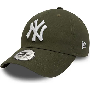 Zielona regulowana czapka z zakrzywionym daszkiem 9TWENTY League Essential New York Yankees MLB New Era