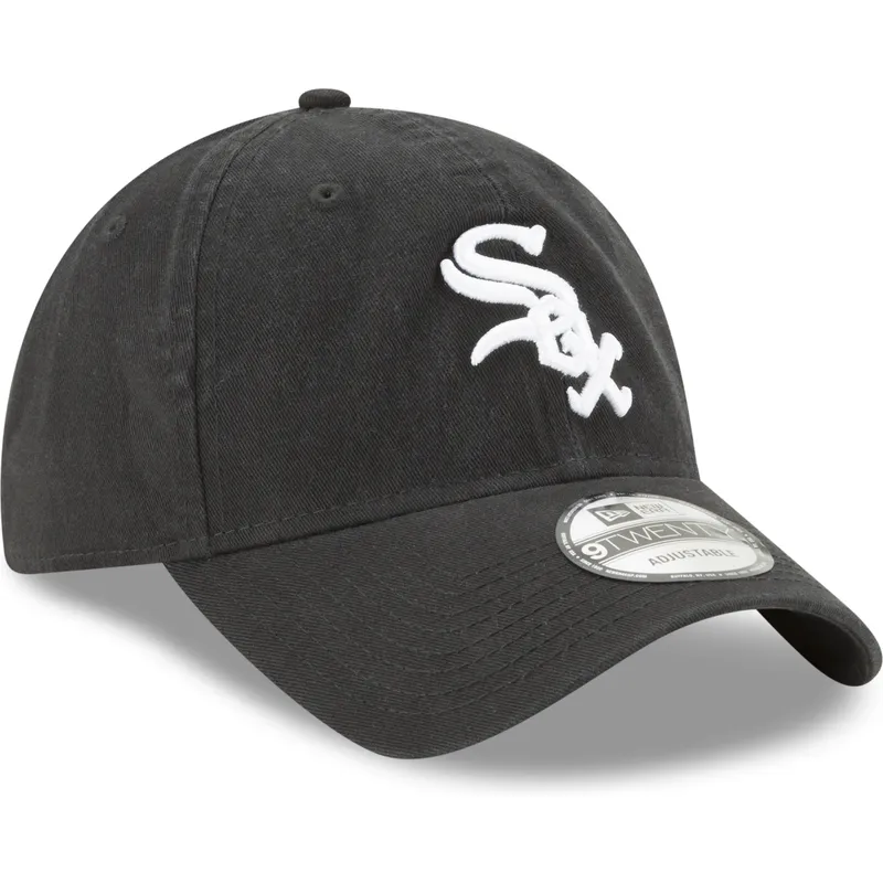 cap-islenkta-black-adjustable-strap-9twenty-core-classic-chicago-white-sox-mlb-new-era