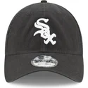 kepure-islenkta-juoda-reguliuojamas-9twenty-core-classic-chicago-white-sox-mlb-new-era