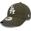 cap-islenkta-green-adjustable-strap-9twenty-league-essential-los-angeles-dodgers-mlb-new-era
