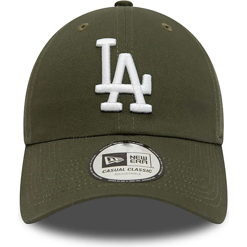 kepure-islenkta-zalia-reguliuojama-juostele-9twenty-league-essential-los-angeles-dodgers-mlb-new-era