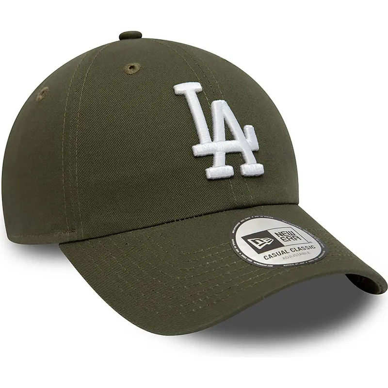 cap-islenkta-green-adjustable-strap-9twenty-league-essential-los-angeles-dodgers-mlb-new-era
