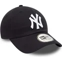 granatowa-zakrzywiona-czapka-z-regulacja-9twenty-league-essential-new-york-yankees-mlb-new-era