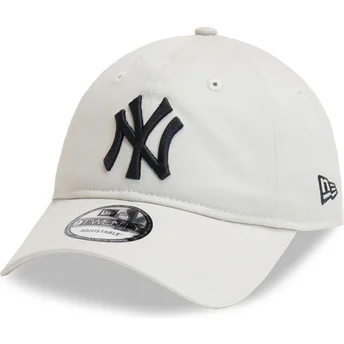Cap išlenkta beige adjustable strap negro 9TWENTY League Essential New York Yankees MLB New Era