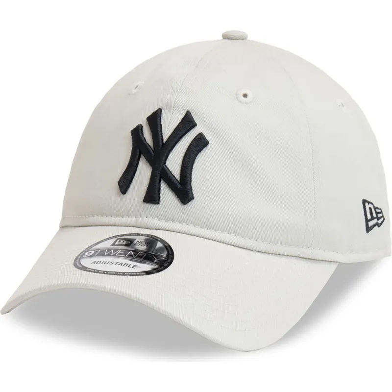 cap-islenkta-beige-adjustable-strap-negro-9twenty-league-essential-new-york-yankees-mlb-new-era