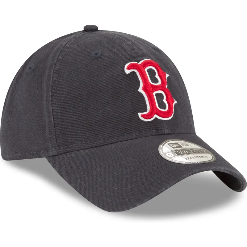granatowa-zakrzywiona-czapka-z-regulacja-9twenty-core-classic-boston-red-sox-mlb-new-era