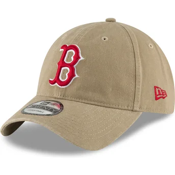 Kepurė išlenkta ruda reguliuojamas 9TWENTY Core Classic Boston Red Sox MLB New Era