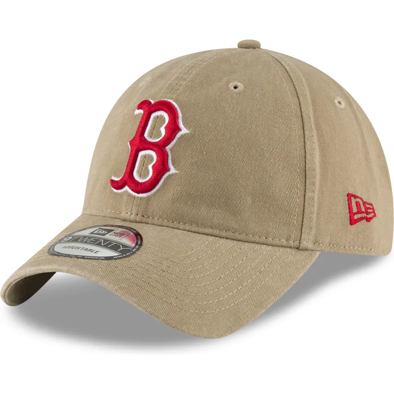 kepure-islenkta-ruda-reguliuojamas-9twenty-core-classic-boston-red-sox-mlb-new-era