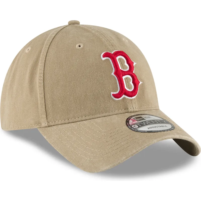 kepure-islenkta-ruda-reguliuojamas-9twenty-core-classic-boston-red-sox-mlb-new-era